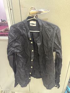 Snitch Black Button-Down Shirt - Size Large