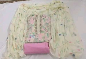 unstitched dress material for women