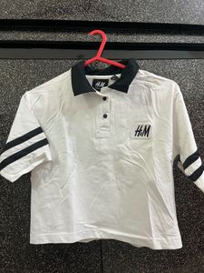 H&amp;M White Polo Shirt