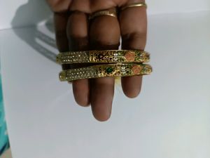 Micro Gold Bangle Set