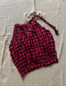 Red Gingham Top
