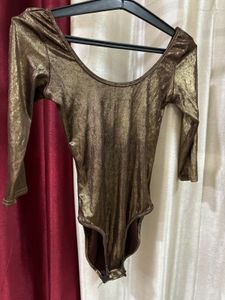 Shinny Golden Bodysuit