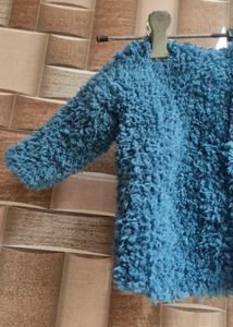 Cozy Blue Baby Cardigan