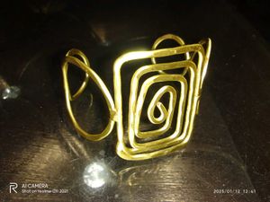 Golden Brass Vintage Arm Cuff