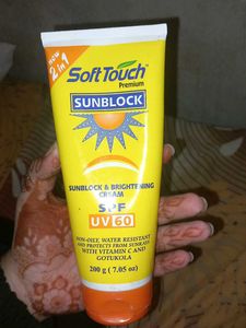 Soft Touch Sunblock &amp; Brightening Cream