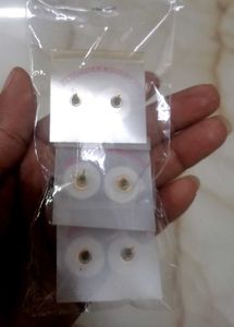 White Fashion Earrings