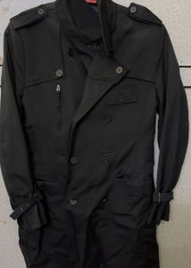 Stylish Black Trench Coat