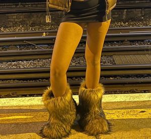fur leg warmers