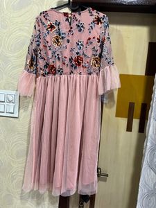 Huge Price Drop Peach MIDI Dress