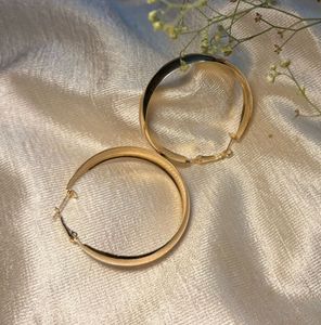 Golden Hoop Earrings