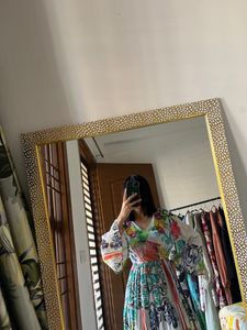 CASA Tiered Long Cotton Maxi Dress