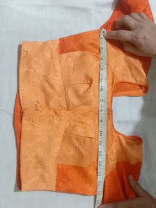 Running Orange Blouse