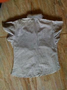 Aesthetic Korean Black And White Zigzag Top