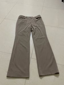 CROCODILE Pintresty Flared Brown Pants