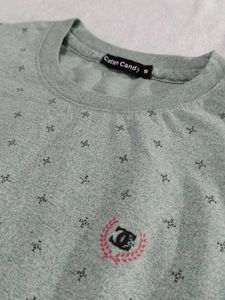 Cotton Candy Sea Green Tee