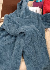 Warm Furr Winter Hoddie Set
