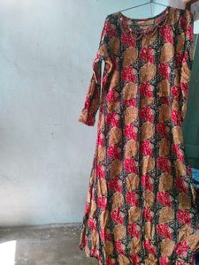 Elegant Printed Maxi Dress