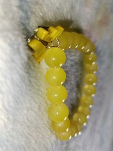 Yellow Beaded Bracelet