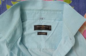 KNIGHTHOOD, Slim Fit, Mens Formal Used Shirt, Size- 40