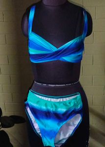 Blue Ombre Bikini Set