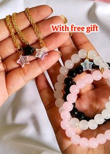 3 Bracelets With Chain