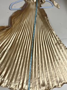Golden party dress