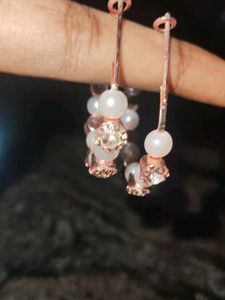 Pearl &amp; Crystal earrings