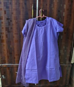 Purple Kurta Set