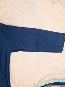 Embroidered Blue Kurti - XXL