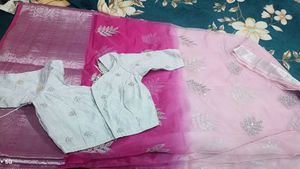 Party Wear Organza Saree