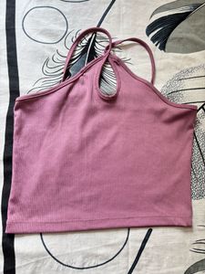 Ribbed Halter Top