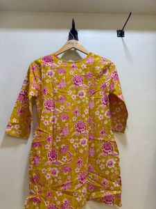 Floral Print Kurta Set