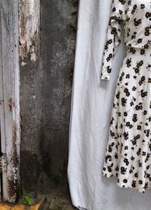 I. Floral Print Midi Dress