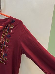 Elegant Embroidered Kurta Dress