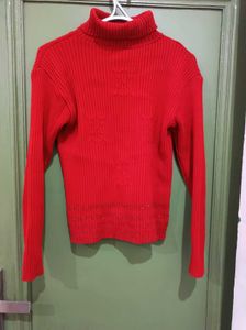 Red Knit Sweater