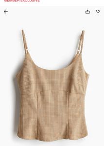 h&m corset top