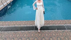 Elegant Lace Corset Dress