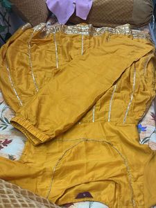 Elegant Orange Kurta Set