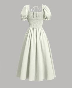 White Corset Dress Fits M-L