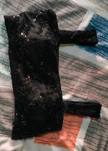 black lehnga with frill dupatta