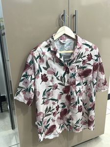 Floral Short Sleeve Button-Down
