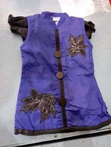 Vintage Floral Applique Vest