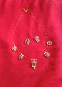 Handmade Lotus Neck Set