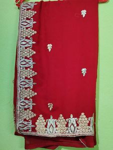 Heavy Border Saree