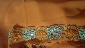 Elegant Orange Saree