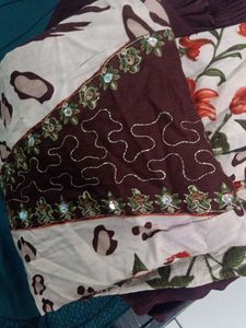 Elegant Kurta Set Brown