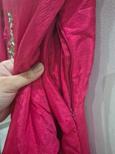 Fuschia Pink Elegant Ethnic Gown