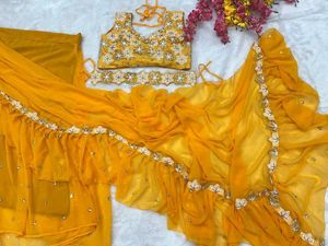 🆕️🆕️Lehenga Saree For Haldi