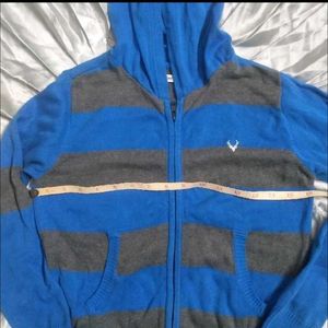 Allen solly Striped Blue Hoodie