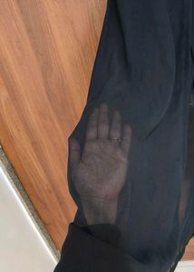 Black Sleeveless Kurti (Size 34)